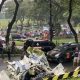 Evakuasi Korban Jiwa, 5 Mobil Ambulan Dispakan, dan korban Langsung dibawa ke Rumah Sakit Kabupoaten Tangerang