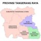 Rencana Peta Provinsi Tangerang Raya