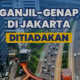 Kendaraan Ganjil Genap Bebas Melintas di Jakarta