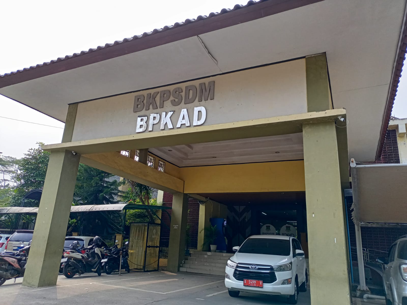 Gedung BPKAD Kabupaten Tangerang. Kabid Aset Rizal menjelaskan jika Kota Tangerang Tengah terbentuk maka pihaknya akan pencatatan aset, Selasa, 30 Juli 2024. Dimas Wisnu Saputra.