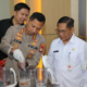 olres Metro Tangerang Kota musnahan sabu-sabu dan ribuan butir obat-obatan berbahaya daftar G yang merupakan hasil Operasi Nila Jaya 2024, Rabu 24 Juli 2024.