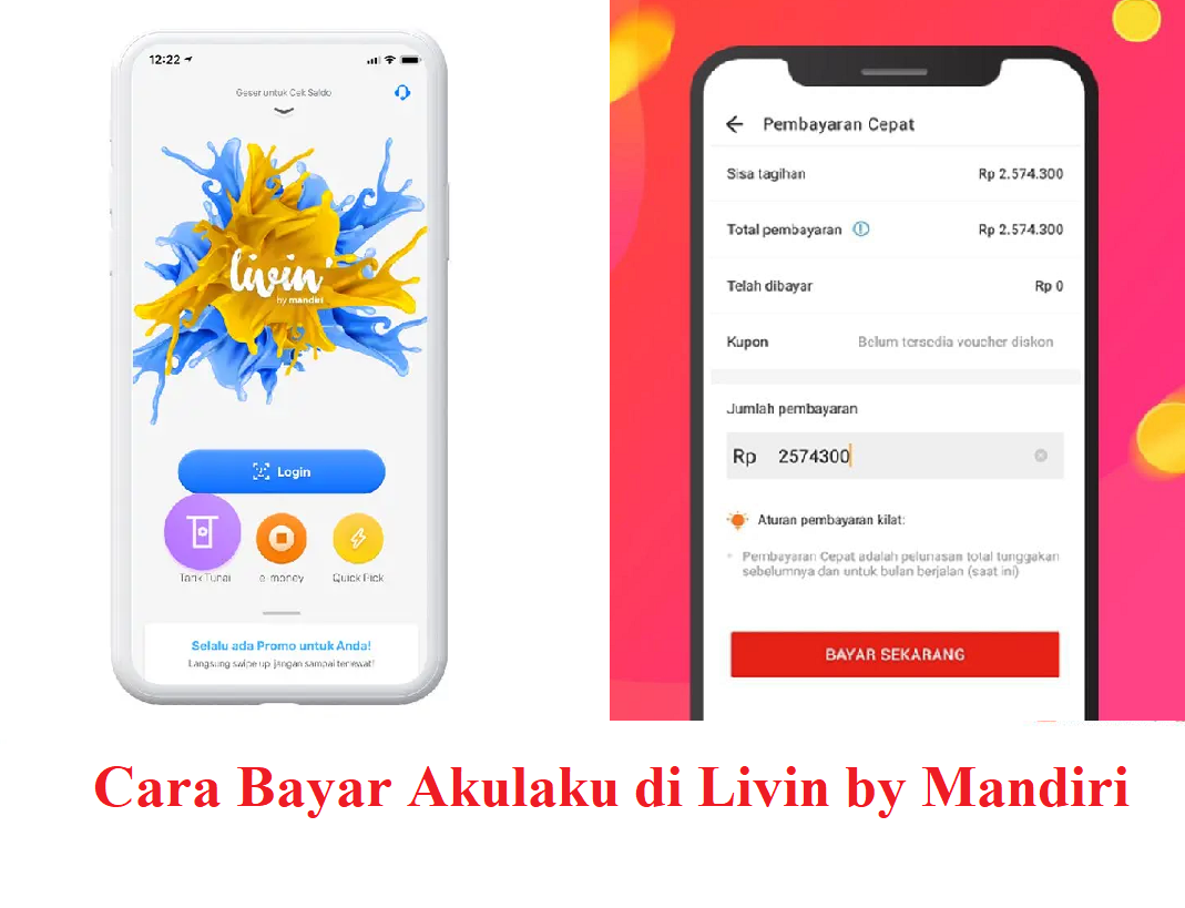 Cara Bayar Akulaku di Livin by Mandiri