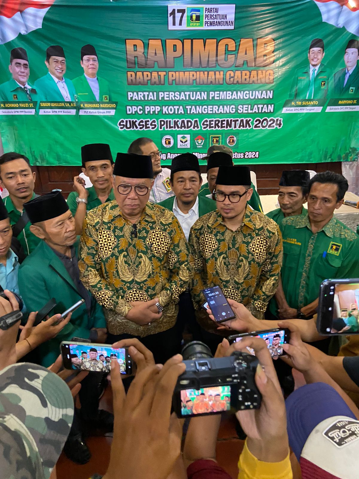 Dapat Rekomendasi PPP Tangsel, Benyamin Alhamdulillah Ini Sebuah Anugrah