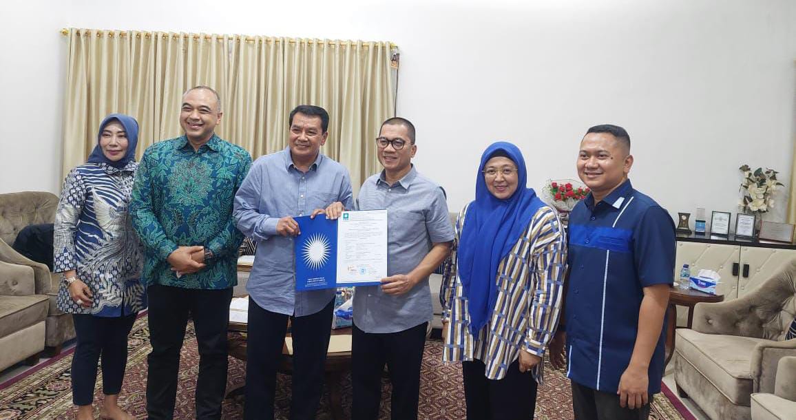 Maesyal Rasyid-Intan Nurul Hikmah diberikan surat rekomendasi oleh DPP PAN pada Selasa, 6 Juli 2024