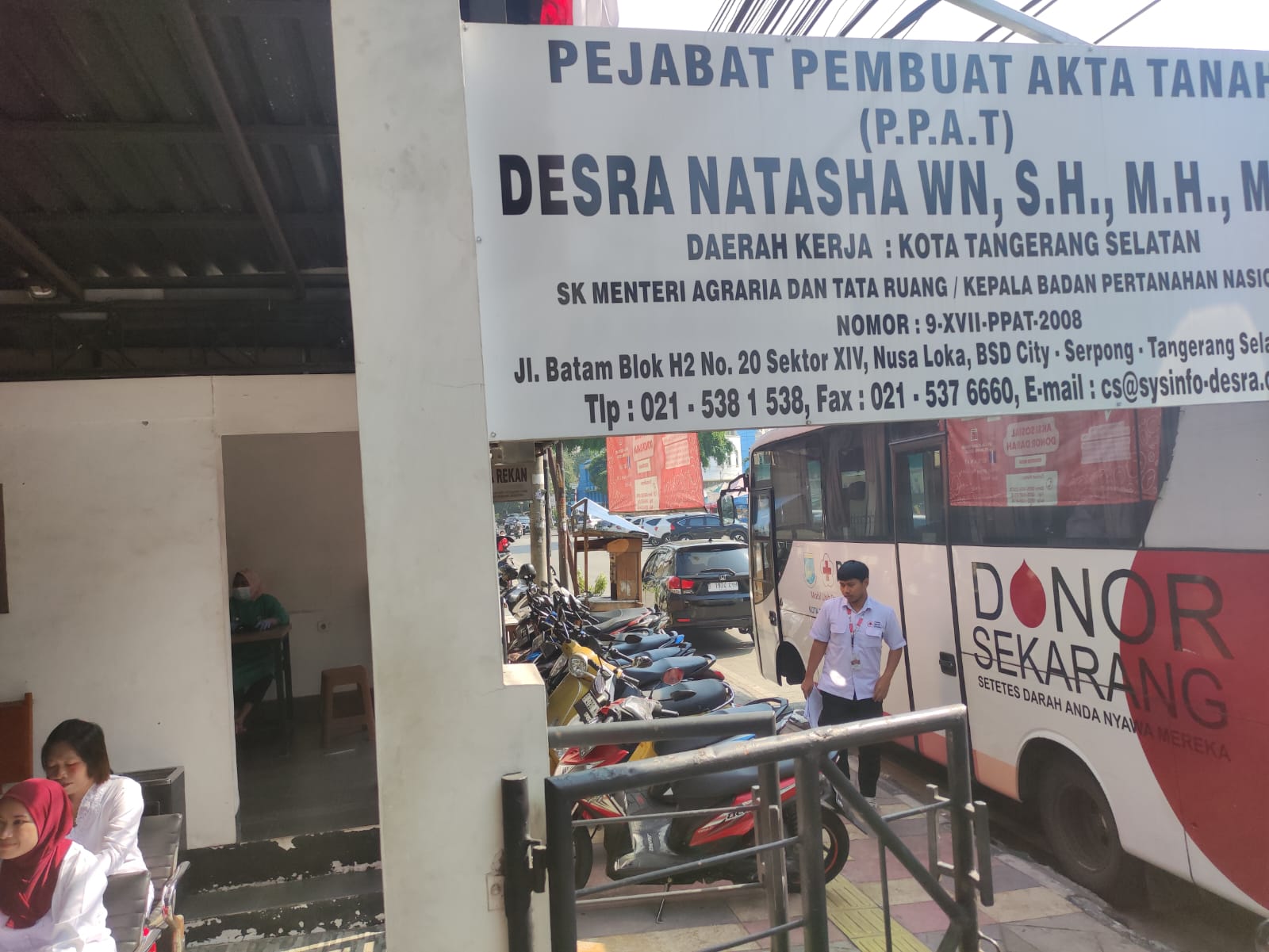 Peringgati HUT RI ke-79, Kantor Notaris Desra Natasha gelar Donor Darah dan Cek Kesehatan Gratis