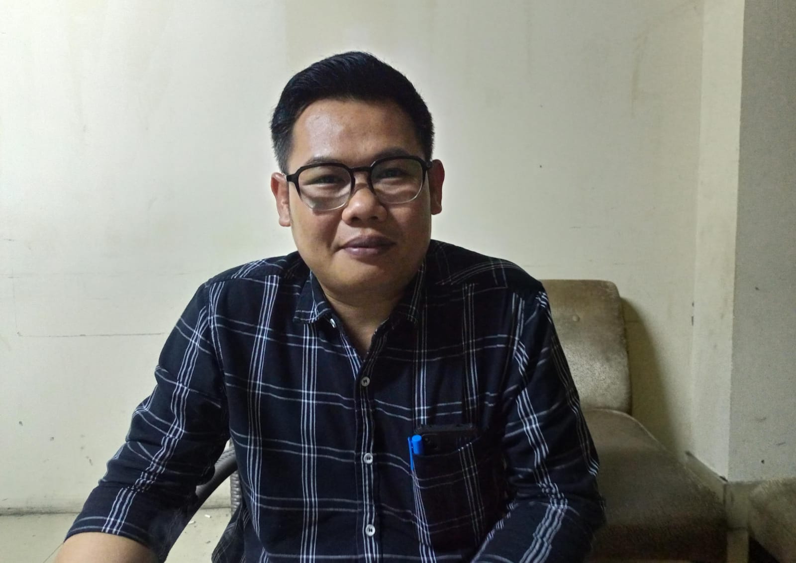 Ketua KPU Kabupaten Tangerang, Muhammad Umar mengatakan pendaftaran calon bupati-wakil bupati Tangerang akan dibuka pada tanggal 27 hingga 29 Agustus 2024. Foto/ DIMAS WISNU SAPUTRA.