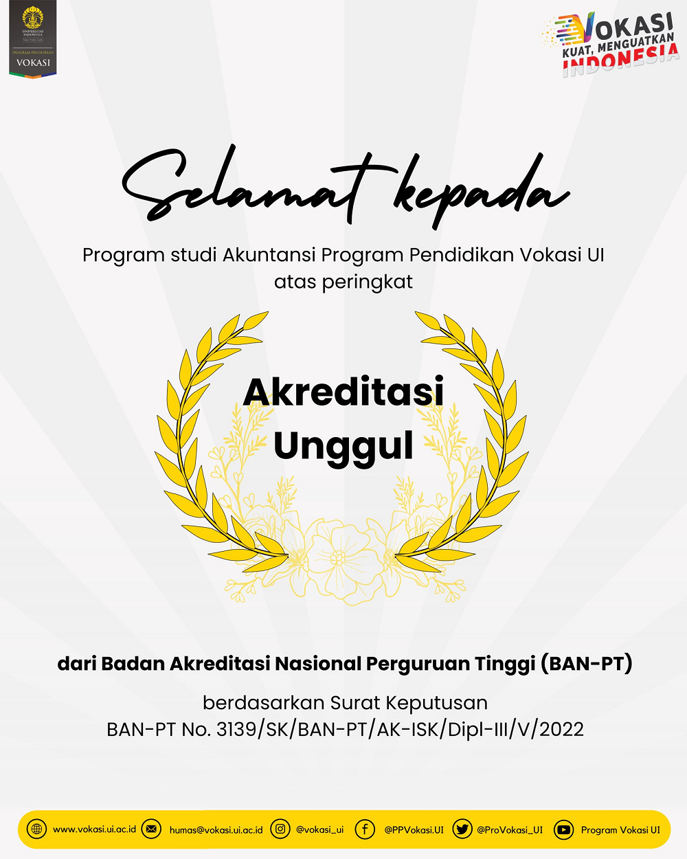 akreditasi kampus UI