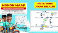 Rute Perjalanan Ben-Pilar Daftar KPU Siang Ini