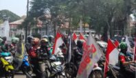 Aksi Demo Pengemudi Ojol di Banten Tuntut Kesetaraan Tarif