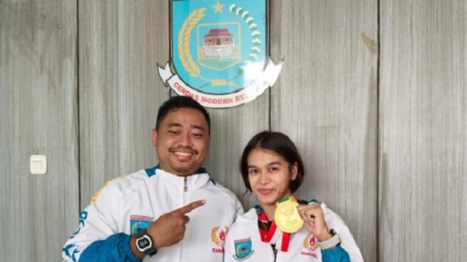 Bangga, Atlet Sambo Tangsel Berhasil Raih Medali Emas PON XXI Aceh-Sumut 2024