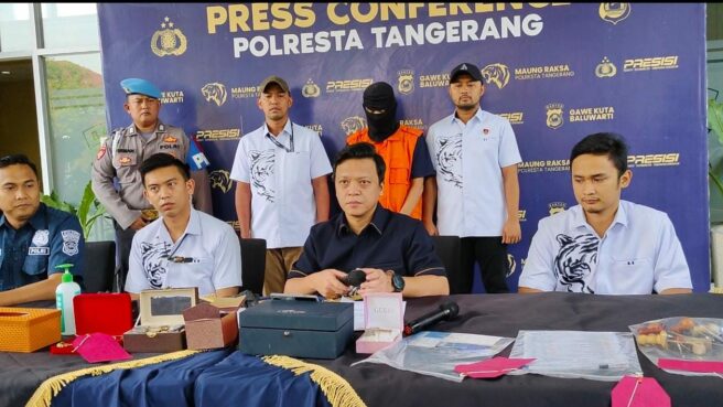 Polresta Tangerang Tangkap Mantan Kades Gembong Prihal Korupsi Dana Desa Rp1,3 Miliar