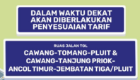 Rincian Baru Tarif Tol Dalam Kota