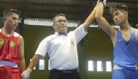 Wasit Tinju Royke Wane diberhentikan dari tugasnya di cabor tinju PON 2024 usai kepemimpinannya yang kontroversial di kelas 75-80kg antara petinju Sumut, Joshua Juan Vargas Harianja vs Petinju Lampung, Rusdianto pada Sabtu, 14 September 2024.