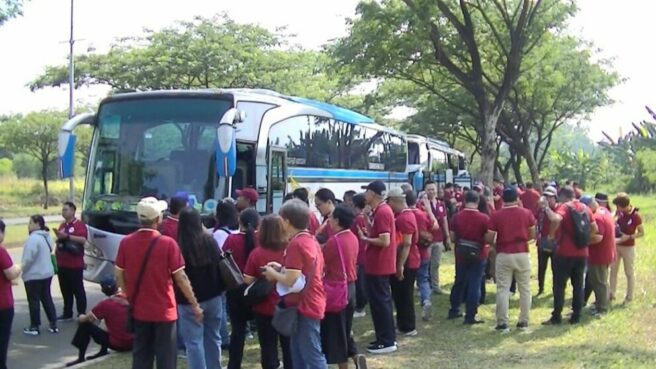 Ratusan Jemaat Berangkat dari Tangsel Ikuti Misa Akbar di GBK, Kamis 5 September 2024/Foto:Andre-Tangselife