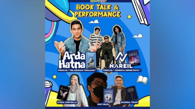 Arda eks Naff Meriahkan Literatif Festival 2024 Tangsel Sore Ini, Selasa 10 September 2024