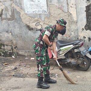 Koramil 03/Serpong lakukan giat Karya Bakti TNI