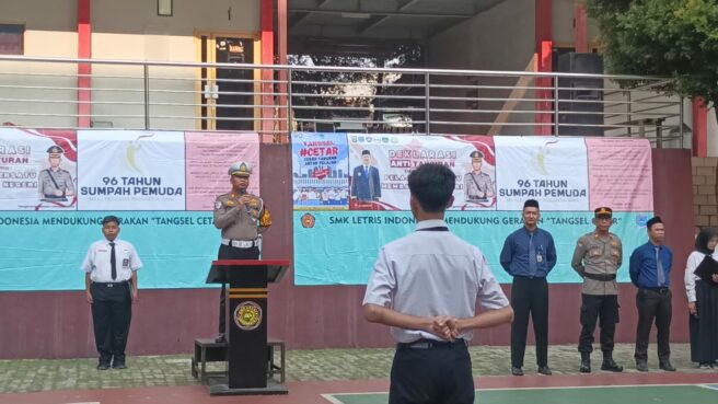 Peringati Hari Sumpah Pemuda, Kasat Lantas Polres Tangsel Berikan Amanat Cegah Tawuran