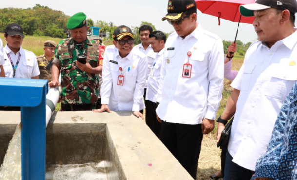 Jaringan Irigasi Permukaan yang berlokasi di Kecamatan Kemiri diresmikan Pemerintah Kabupaten Tangerang melalui Dinas Bina Marga dan Sumber Daya Air (DBMSDA) pada Rabu, 23 Oktober 2024.