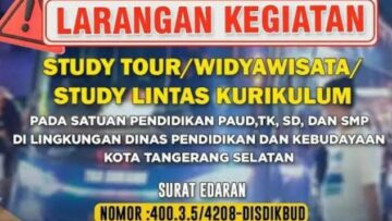 Rencana Study Tour SMPN 2 Tangsel Batal