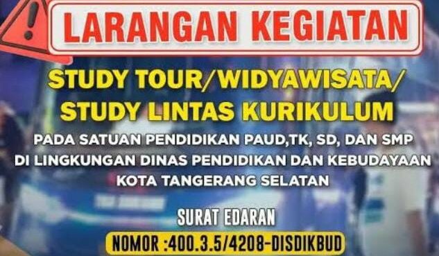 Rencana Study Tour SMPN 2 Tangsel Batal