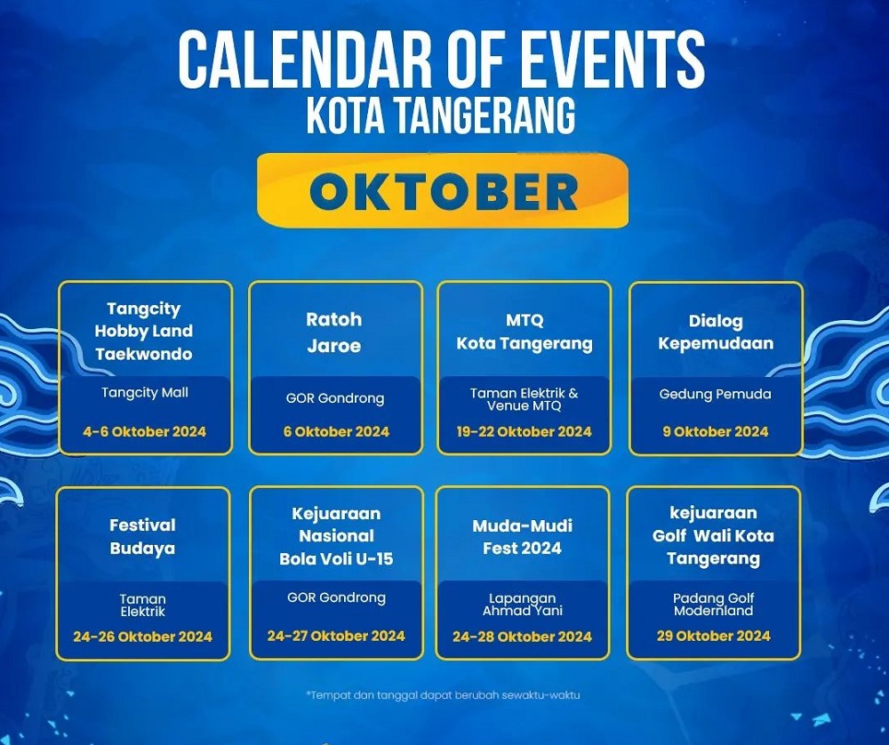 event di Kota Tangerang