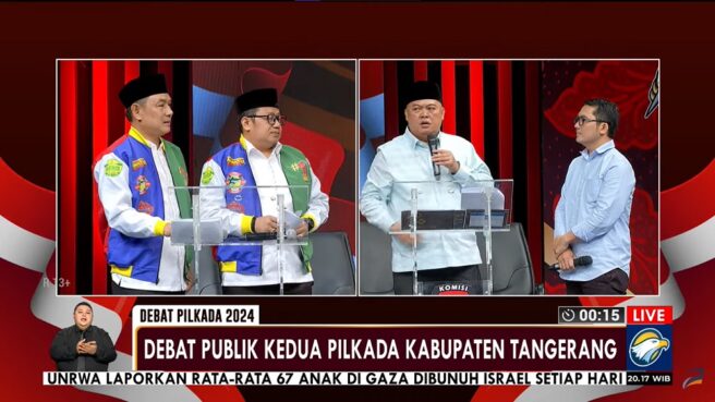 Debat kedua Pilbup Tangerang 2024