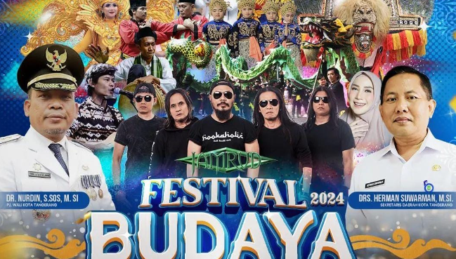 Festival Budaya Pelangi Nusantara Ramaikan Kota Tangerang pada 1-3 November 2024