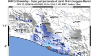 Gempa Bumi Bantul DIY, Rabu, 13 November 2024