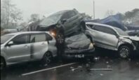 Kecelakaan Beruntun di KM 92 Tol Cipularang