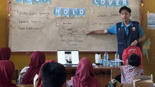 Siswa SD di Lebak Antusias Ikuti Pelajaran Mitigasi Bencana