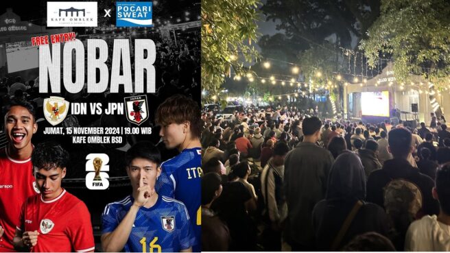 nobar indonesia vs jepang