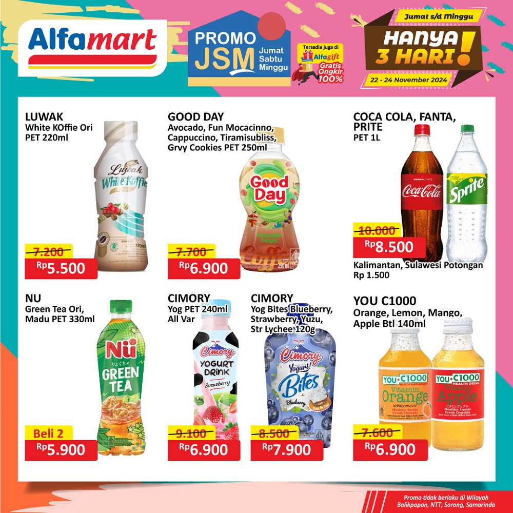 promo jsm alfamart periode 22 24 November 3