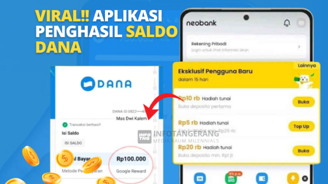 aplikasi penghasil saldo dana gratis