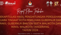 KPU Kota Tangerang Gelar Rekapitulasi Perolehan Suara Pilkada 2024