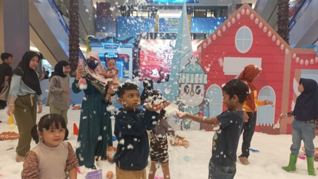 Tangcity Mall Hadirkan Super Wings Electric Heroes in Snowland hingga 5 Januari 2025.Foto:Nadia/Infotangerang.id