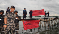 Pagar Laut Pesisir Tangerang Disegel KKP/Foto:Kompas