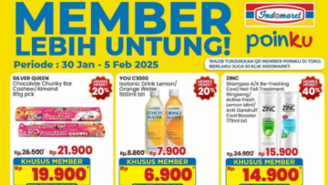 Promo JSM Indomaret Khusus Member 30 Januari-2 Februari