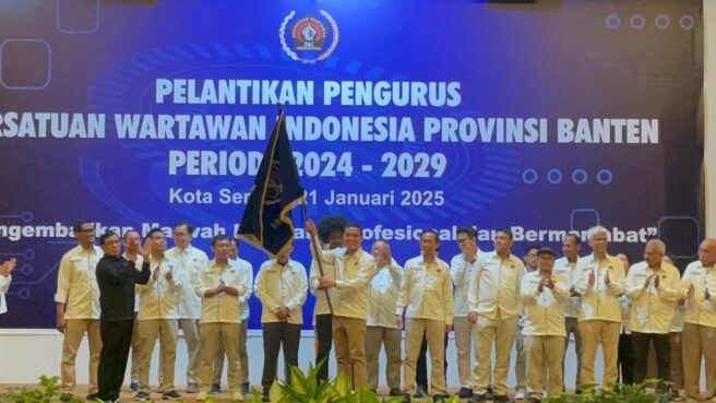 Pengurus PWI Banten Resmi Dilantik