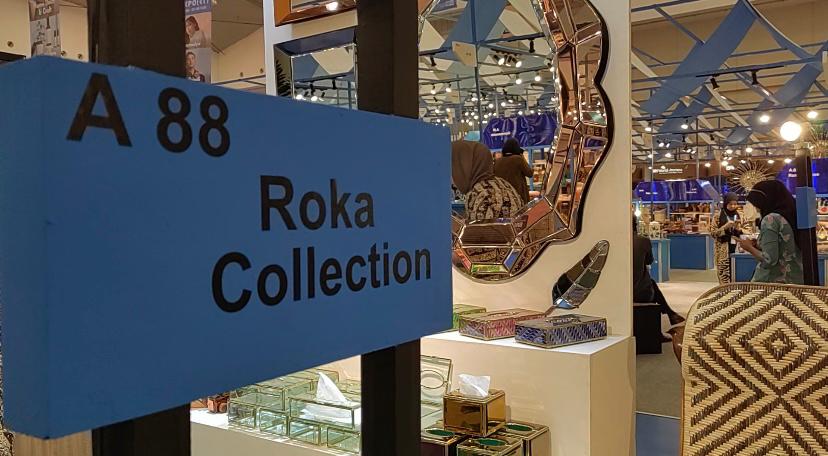 Pameran Roka Collection di BRI UKM Expo 2025, ICE BSD, Kabupaten Tangerang pada Jumat 31 Januari 2025.