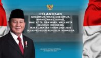 Pelantikan kepala daerah