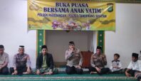 Kegiatan Sosial, Polsek Pagedangan Berikan Santunan Anak Yatim dan Buka Puasa Bersama