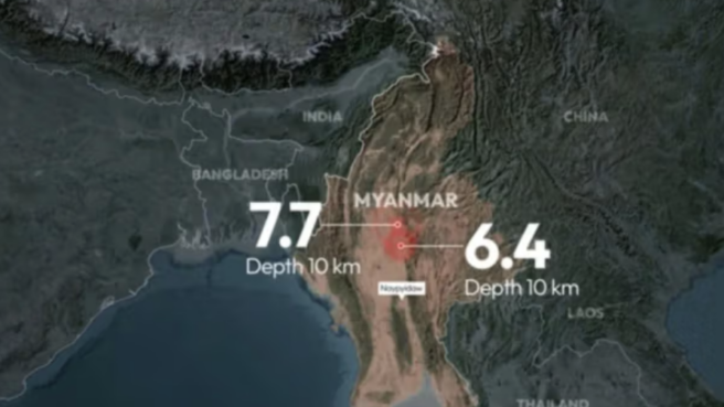 Gempa Myanmar