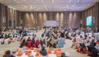 Tangcity Mall dan Novotel Tangerang menyelenggarakan buka puasa bersama 1.000 anak yatim piatu dan Penyandang Disabilitas di Ballroom Hotel Novotel Tangerang pada Jumat 14 Maret 2025.