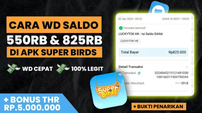 game penghasil uang super birds