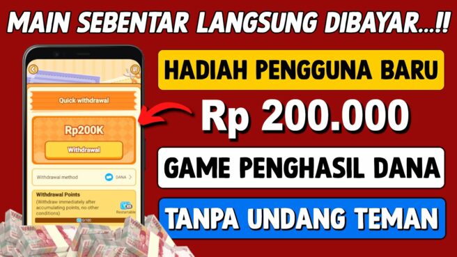 Game penghasil saldo DANA gratis 2025