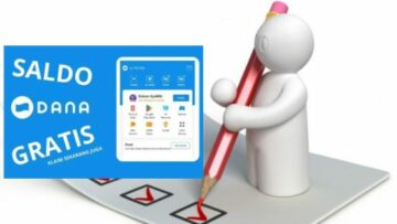 Dapat saldo DANA dari isi survei online