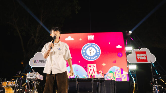 Stand up Indo Kabtang di event Hanyaditangerang vol 5