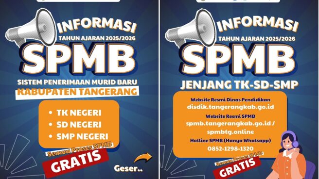 Jadwal SPMB Kabupaten Tangerang 2025