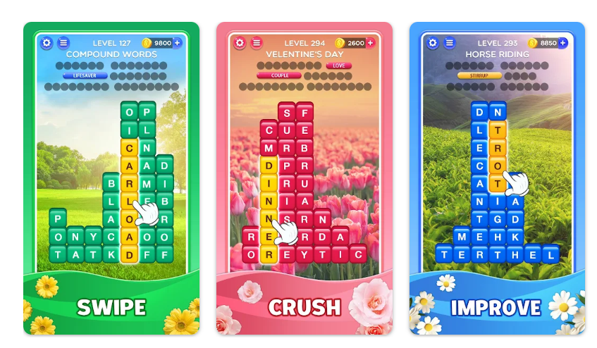 Game Susun Kata Penghasil Saldo DANA Gratis! Dapat Rp178 Ribu Tanpa Undang Teman 2 Aplikasi Penghasil Saldo DANA Gratis Word Crush Puzzle