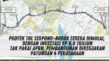 Proyek Tol Bogor-Serpong via Parung.Foto:Kementrian PUPR